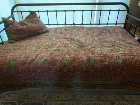 June 17 - Day bed quilt from Kiwanis. June 17 - Day bed quilt from Kiwanis.